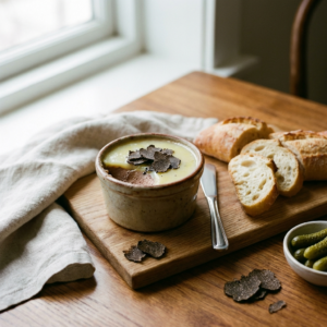 Kacsamáj pástétom szarvasgombával