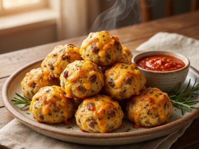 Sajtos Kolbász Golyók